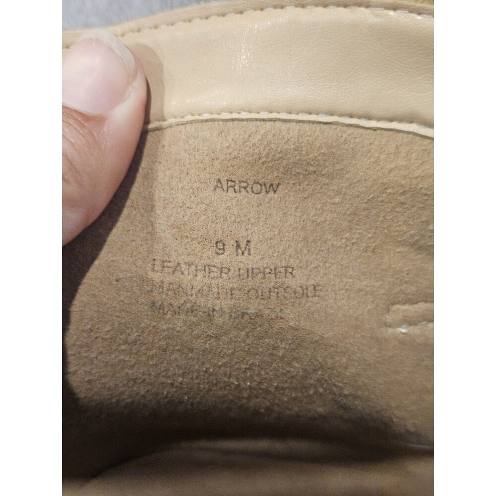 Matisse Arrow Suede Leather Booties Ankle Boots Camel Tan Women’s Size 9 M - Picture 9 of 10